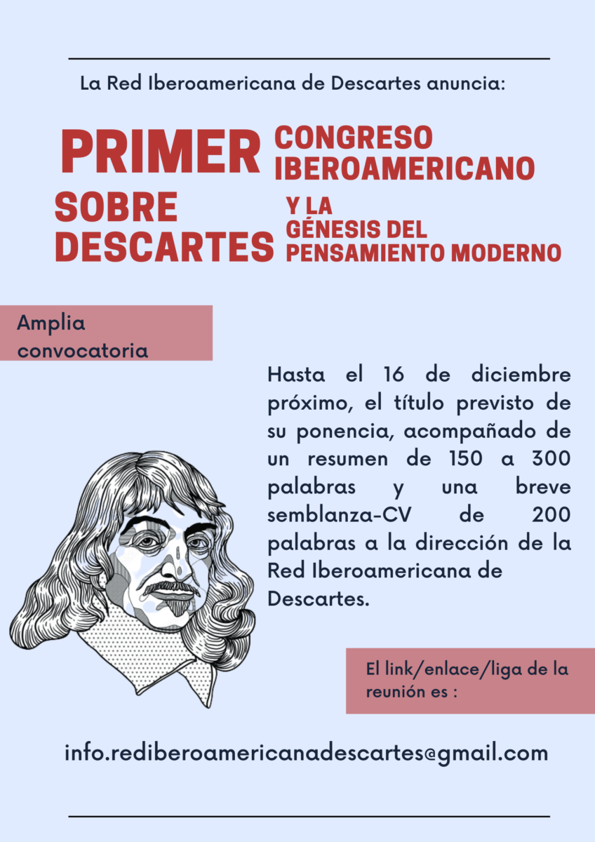 CONVOCATORIA PRIMER CONGRESO IBEROAMERICANO DESCARTES